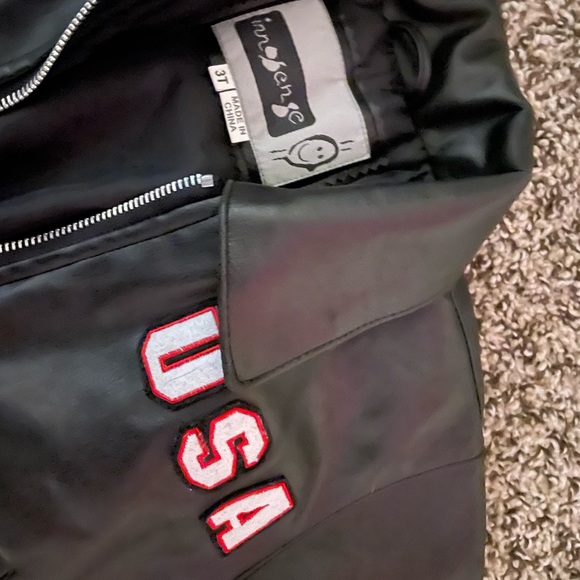 Toddler Leather USA jacket - Picture 3 of 4